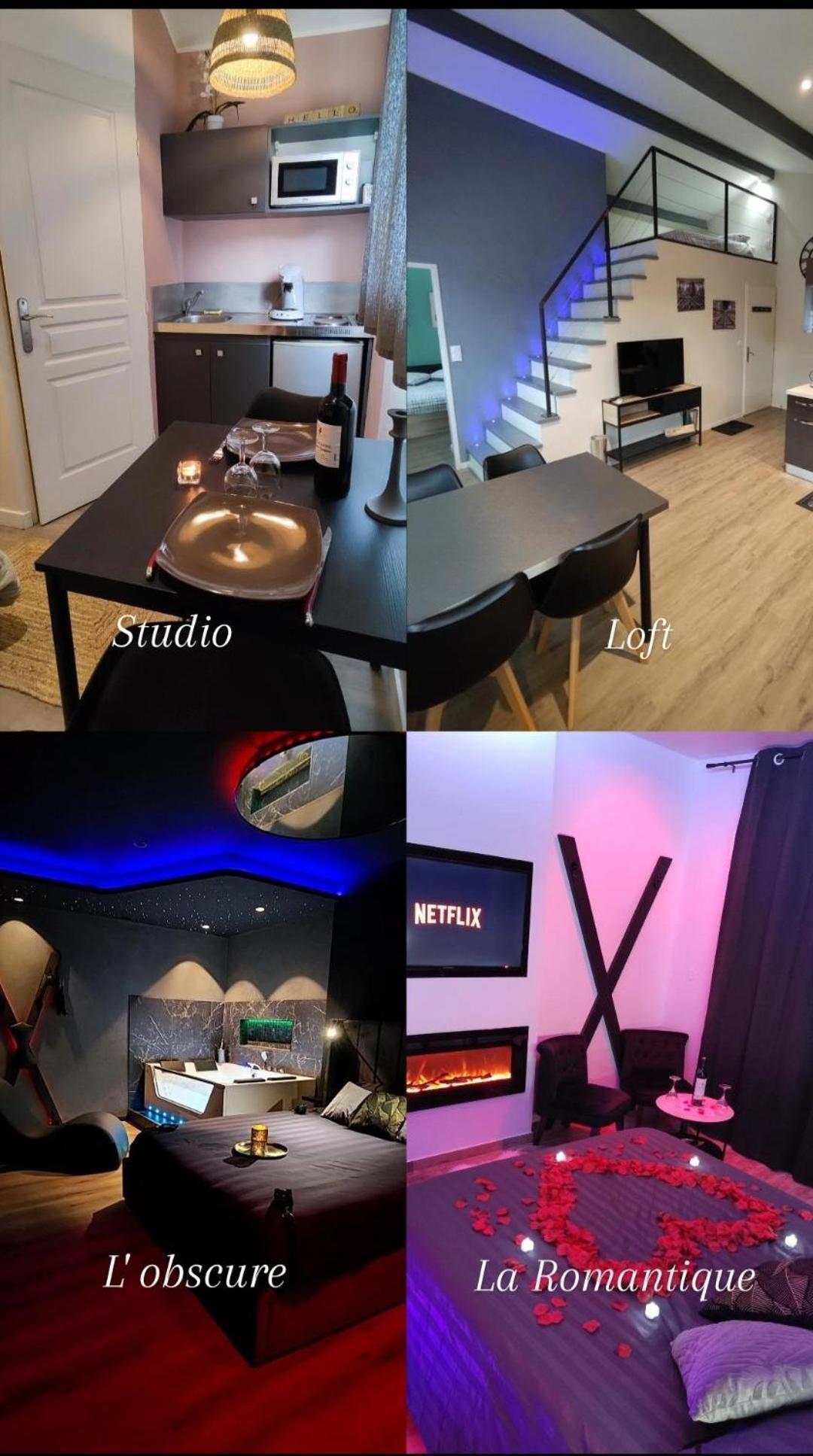 Loft, Studio And Love Rooms Bourg-Saint-Christophe Exteriör bild